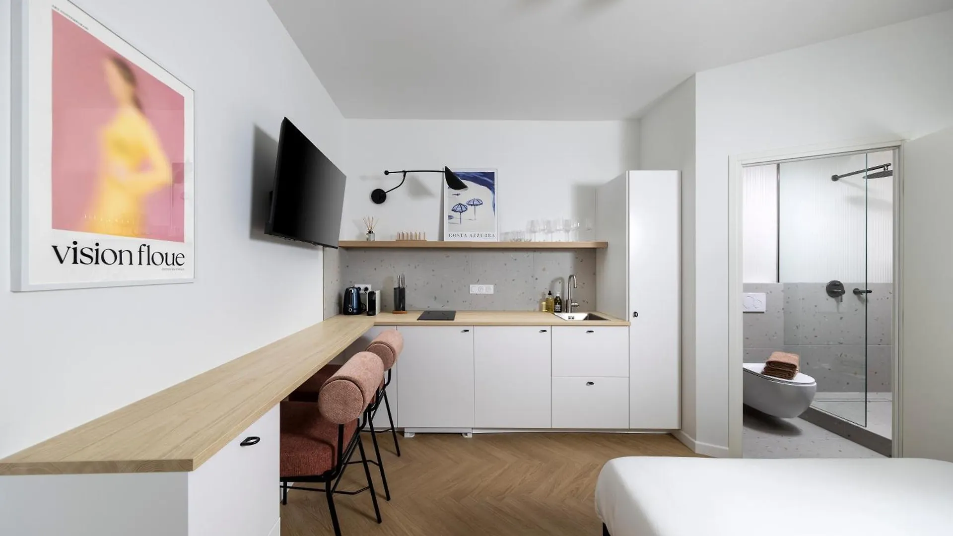 Apartment Stunning Central Studio Ac, Fiber Monte Carlo